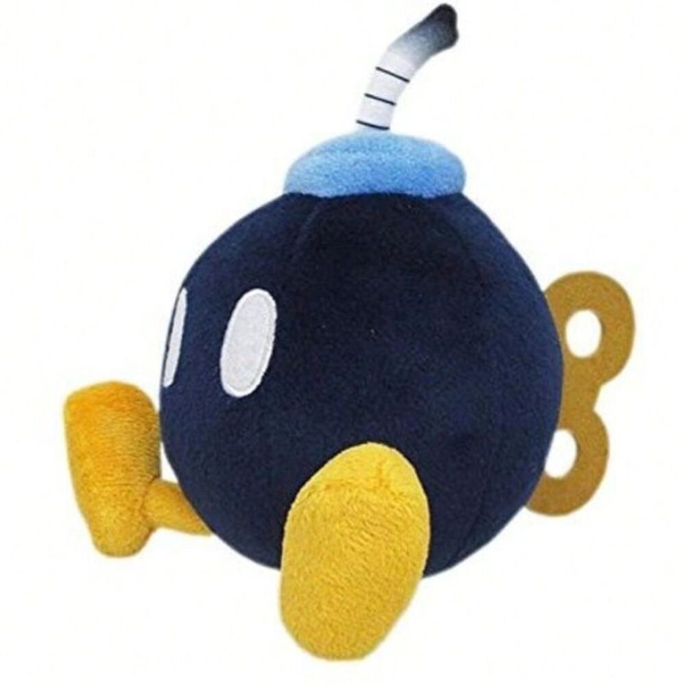 Nintendo - Super Mario - Bob Omb 6" plush  COLLECTIBLES